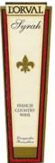 L'Orval Syrah 2001 Front Label