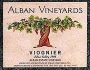 Alban Central Coast Viognier 2001 Front Label