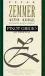 Peter Zemmer Pinot Grigio 2002 Front Label