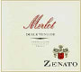 Zenato Merlot 2000 Front Label