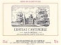 Chateau Cantemerle (375ML half-bottle) 2000 Front Label