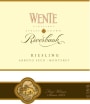 Wente Riverbank Riesling 2009 Front Label