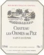 Chateau Ormes de Pez  1999 Front Label