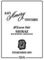Kay Brothers Shiraz/Grenache/Mourvedre 2000 Front Label