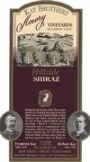 Kay Brothers Hillside Shiraz 2000 Front Label