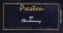 Preston Wine Cellars Chardonnay 2002 Front Label
