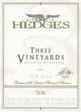 Hedges Family Estate Three Vineyards Red (half-bottle) 1999 Front Label