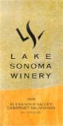 Lake Sonoma Winery Cabernet Sauvignon 1999 Front Label