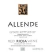Finca Allende Rioja Aurus 1998 Front Label