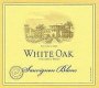 White Oak  Sauvignon Blanc 2001 Front Label