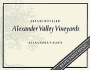 Alexander Valley Vineyards Chardonnay (half-bottle) 2001 Front Label