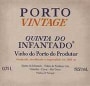 Quinta do Infantado Douro Port Vintage 2000 Front Label