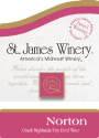 St James Winery Ozark Highlands Norton 2012 Front Label
