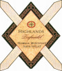 Highlands Winery Zinfandel 2007  Front Label