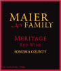 St. Helena Road Vineyards Maier Meritage 2009 Front Label