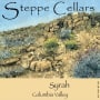 Steppe Cellars Syrah 2008 Front Label