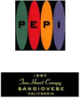 Pepi Sangiovese 1997 Front Label