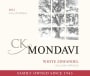 CK Mondavi Willow Springs White Zinfandel 2012 Front Label
