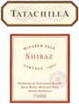 Tatachilla McLaren Vale Shiraz 2000 Front Label