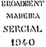 Broadbent Sercial Dry 1940 Front Label