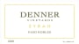 Denner Syrah 2008  Front Label