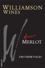 Williamson Wines Amour Merlot 2003 Front Label