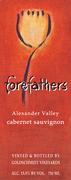 Forefathers Cabernet Sauvignon 2000 Front Label