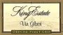 King Estate Vin Glace Pinot Gris (375ML half-bottle) 2001 Front Label