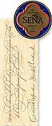 Caliterra Sena 1999 Front Label
