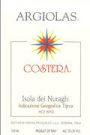 Argiolas Costera 2001 Front Label