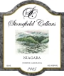 Stonefield Cellars Niagara 2005 Front Label