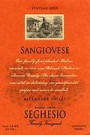 Seghesio Sangiovese (half-bottle) 2001 Front Label