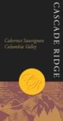 Cascade Ridge Cabernet Sauvignon 1996 Front Label