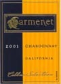 Carmenet Cellar Selection Chardonnay 2001 Front Label