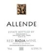 Finca Allende Rioja Allende 1999 Front Label