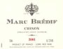 Marc Bredif Chinon 2001 Front Label