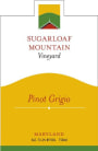 Sugarloaf Mountain Vineyard Pinot Gris 2015 Front Label