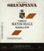 Selvapiana Chianti Rufina Riserva Bucerchiale 1998 Front Label