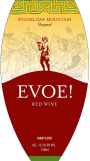 Sugarloaf Mountain Vineyard Evoe Red 2010 Front Label