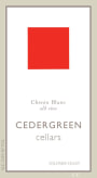 Cedergreen Cellars Old Vine Chenin Blanc 2015 Front Label