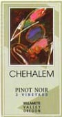 Chehalem 3 Vineyard Pinot Noir 2001 Front Label