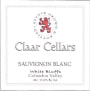 Claar Cellars White Bluffs Vineyard Sauvignon Blanc 2013 Front Label