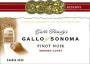 Gallo of Sonoma Pinot Noir 2001 Front Label