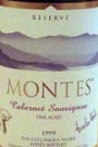 Montes Classic Series Cabernet Sauvignon 2001 Front Label