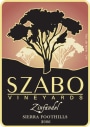Szabo Vineyards Zinfandel 2006 Front Label