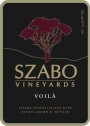 Szabo Vineyards Voila Red 2012 Front Label