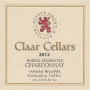 Claar Cellars White Bluffs Vineyard Barrel Fermented Chardonnay 2012 Front Label