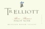 T R Elliott Three Plumes Pinot Noir 2008 Front Label