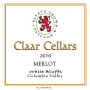 Claar Cellars White Bluffs Merlot 2010 Front Label