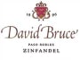 David Bruce Paso Robles Zinfandel 2001 Front Label